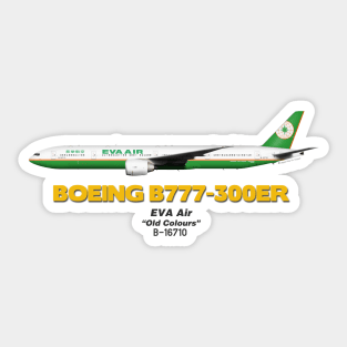 Boeing B777-300ER - EVA Air "Old Colours" Sticker